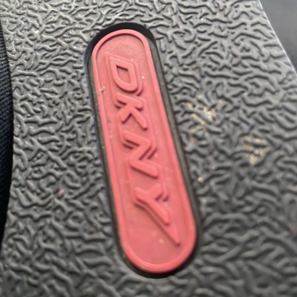 DKNY Patent And Fabric Wedge Sneaker - Picture 8 of 8